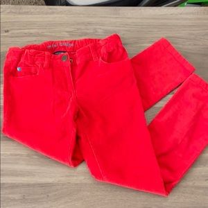 Mini BODEN Girls Red Corduroys-NWOT